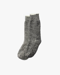 RoToTo R1001 Double Face Crew Socks - Charcoal