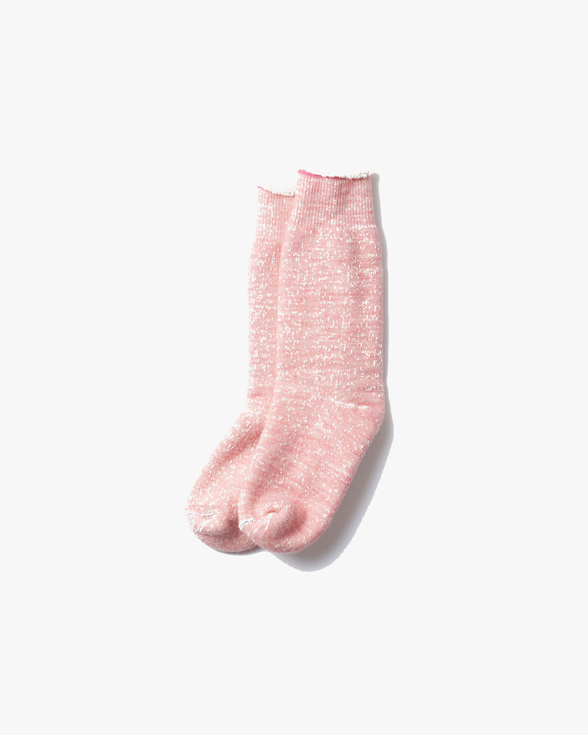 RoToTo R1001 Double Face Crew Socks - Light Pink