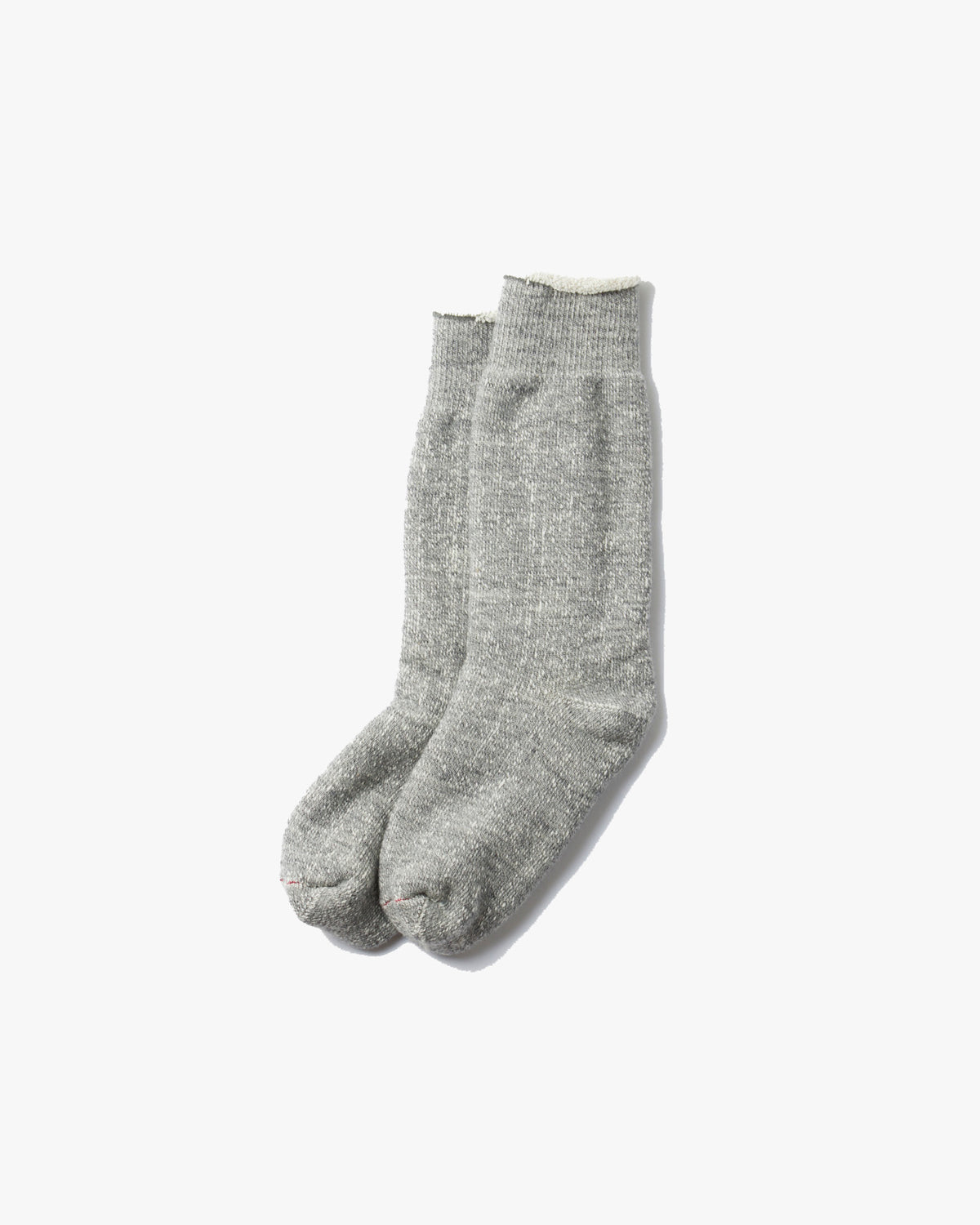 RoToTo R1001 Double Face Crew Socks - Medium Grey | RoToTo Socks | JEANSTORE