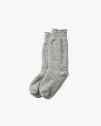 RoToTo R1001 Double Face Crew Socks - Medium Grey | RoToTo Socks | JEANSTORE