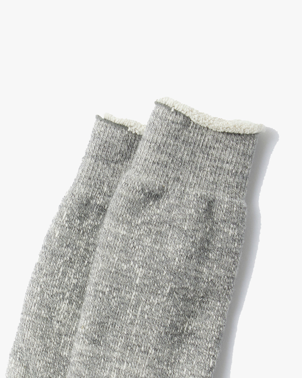 RoToTo R1001 Double Face Crew Socks - Medium Grey | RoToTo Socks | JEANSTORE