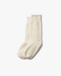 RoToTo R1001 Double Face Crew Socks - Oatmeal