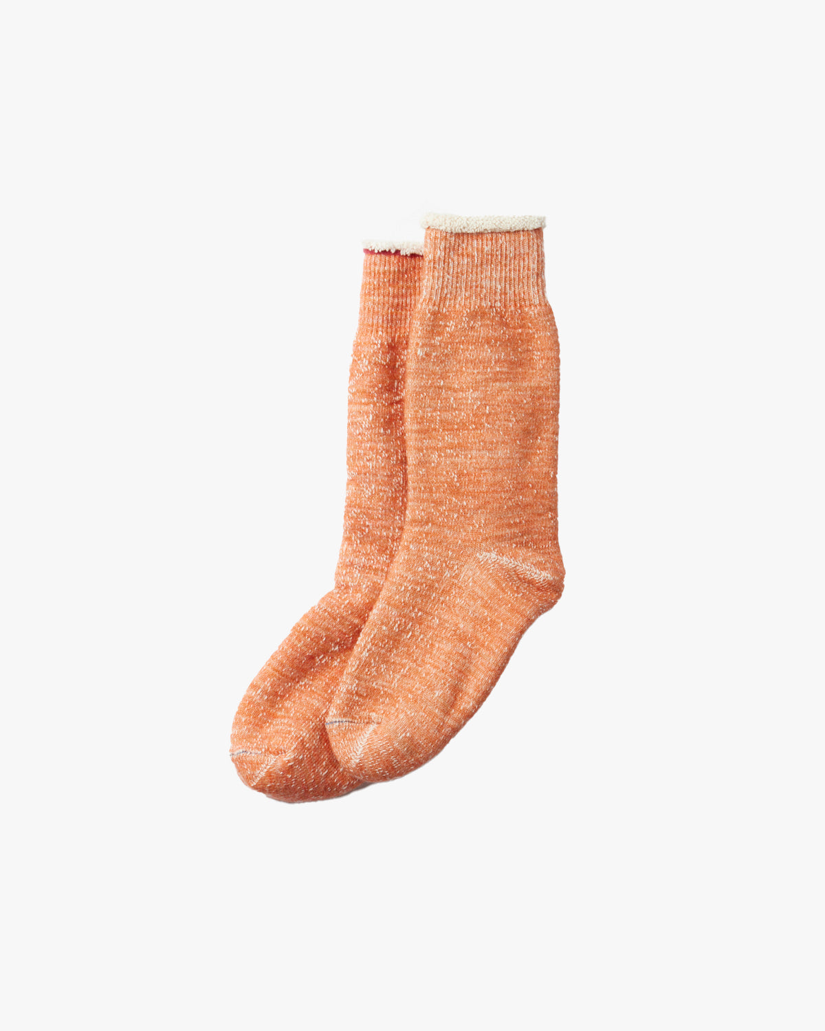 RoToTo R1001 Double Face Crew Socks - Orange | RoToTo Socks | JEANSTORE