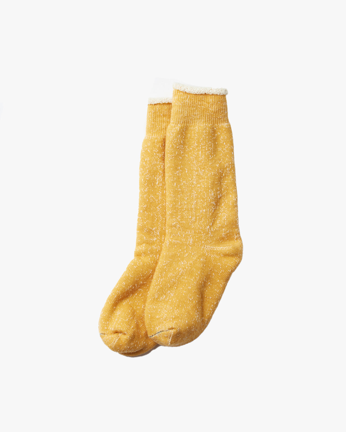 RoToTo R1001 Double Face Crew Socks - Yellow