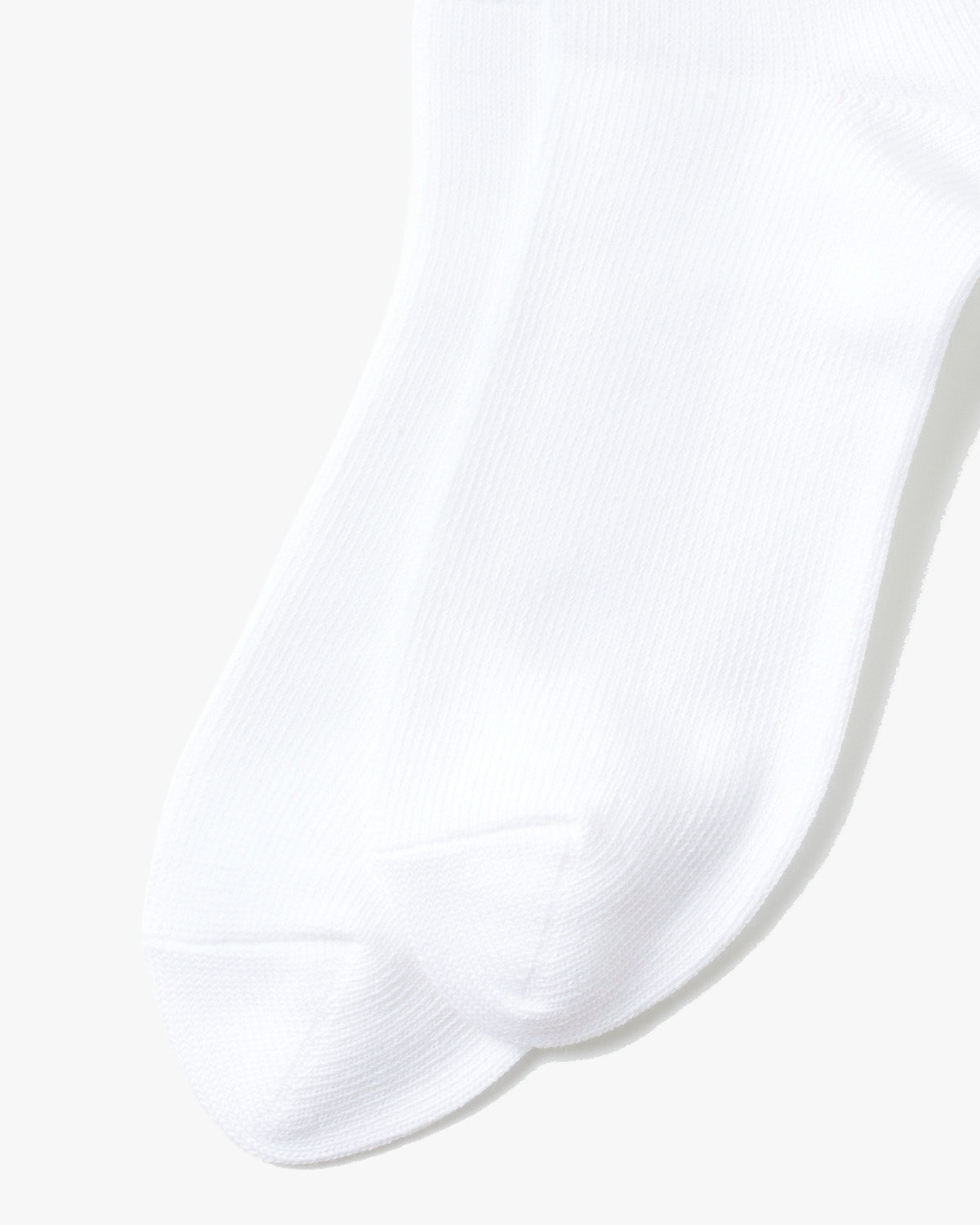 RoToTo R1427 Organic Daily 3-Pack Ribbed Crew Socks - White | RoToTo Socks | JEANSTORE