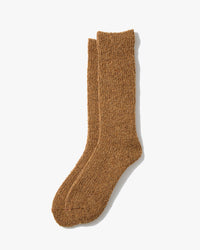 RoToTo R1636 Merino Wool Boucle Socks - Camel | RoToTo Socks | JEANSTORE