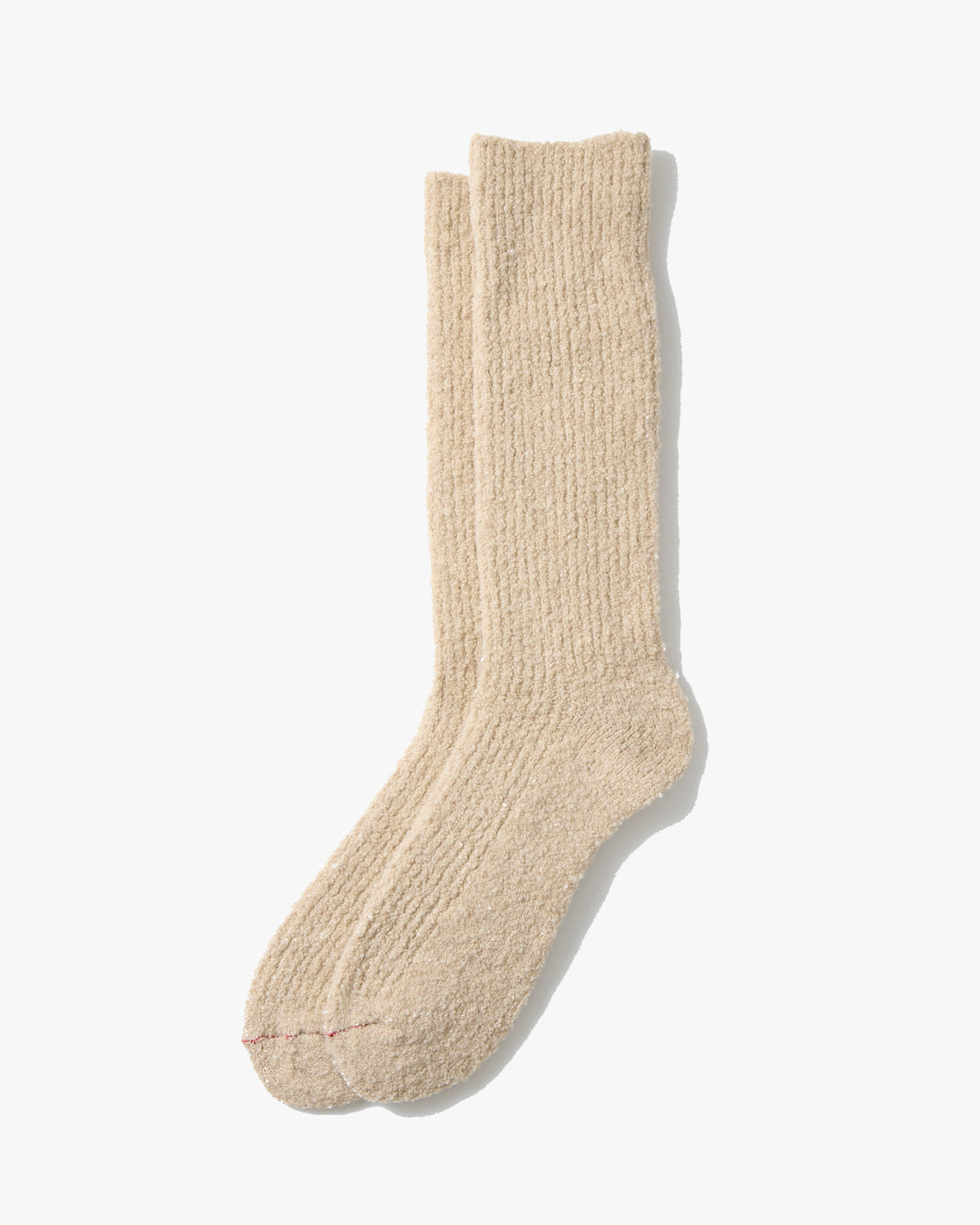 RoToTo R1636 Merino Wool Boucle Socks - Ecru | RoToTo Socks | JEANSTORE