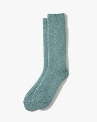 RoToTo R1636 Merino Wool Boucle Socks - Light Blue | RoToTo Socks | JEANSTORE