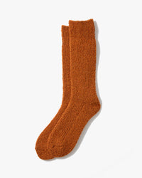 RoToTo R1636 Merino Wool Boucle Socks - Orange | RoToTo Socks | Jeanstore