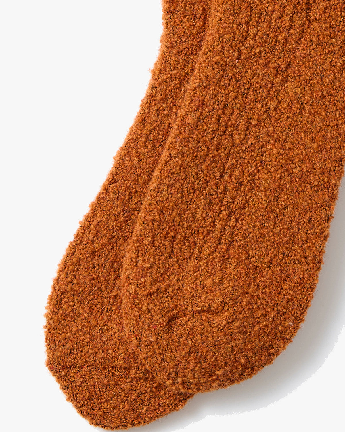 RoToTo R1636 Merino Wool Boucle Socks - Orange | RoToTo Socks | Jeanstore