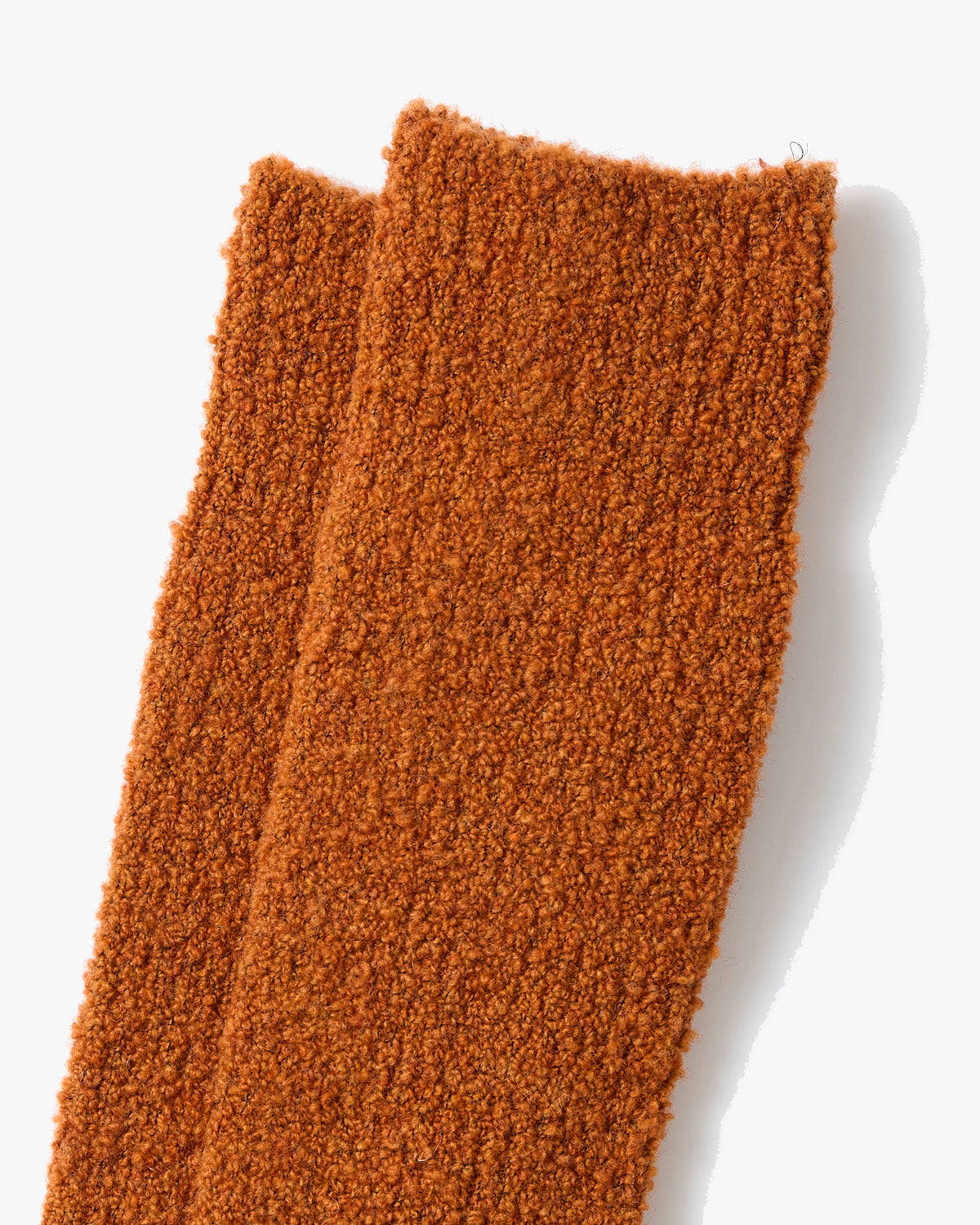 RoToTo R1636 Merino Wool Boucle Socks - Orange | RoToTo Socks | Jeanstore