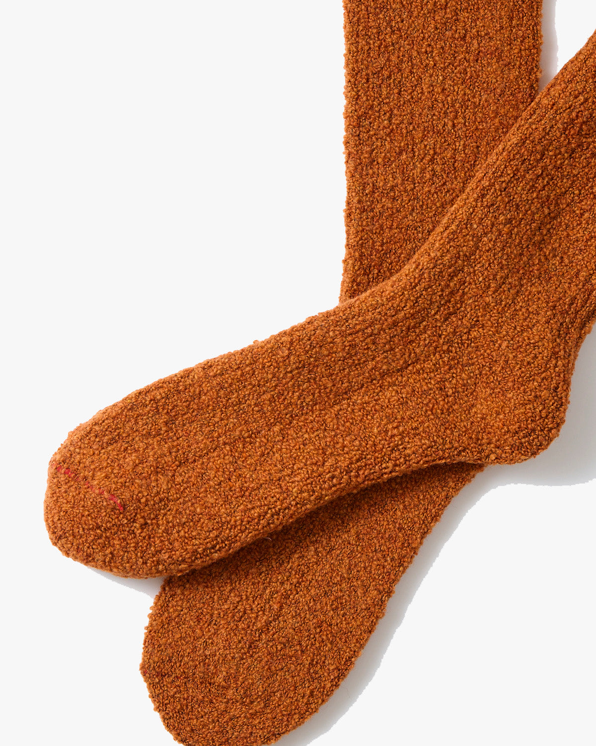 RoToTo R1636 Merino Wool Boucle Socks - Orange | RoToTo Socks | Jeanstore