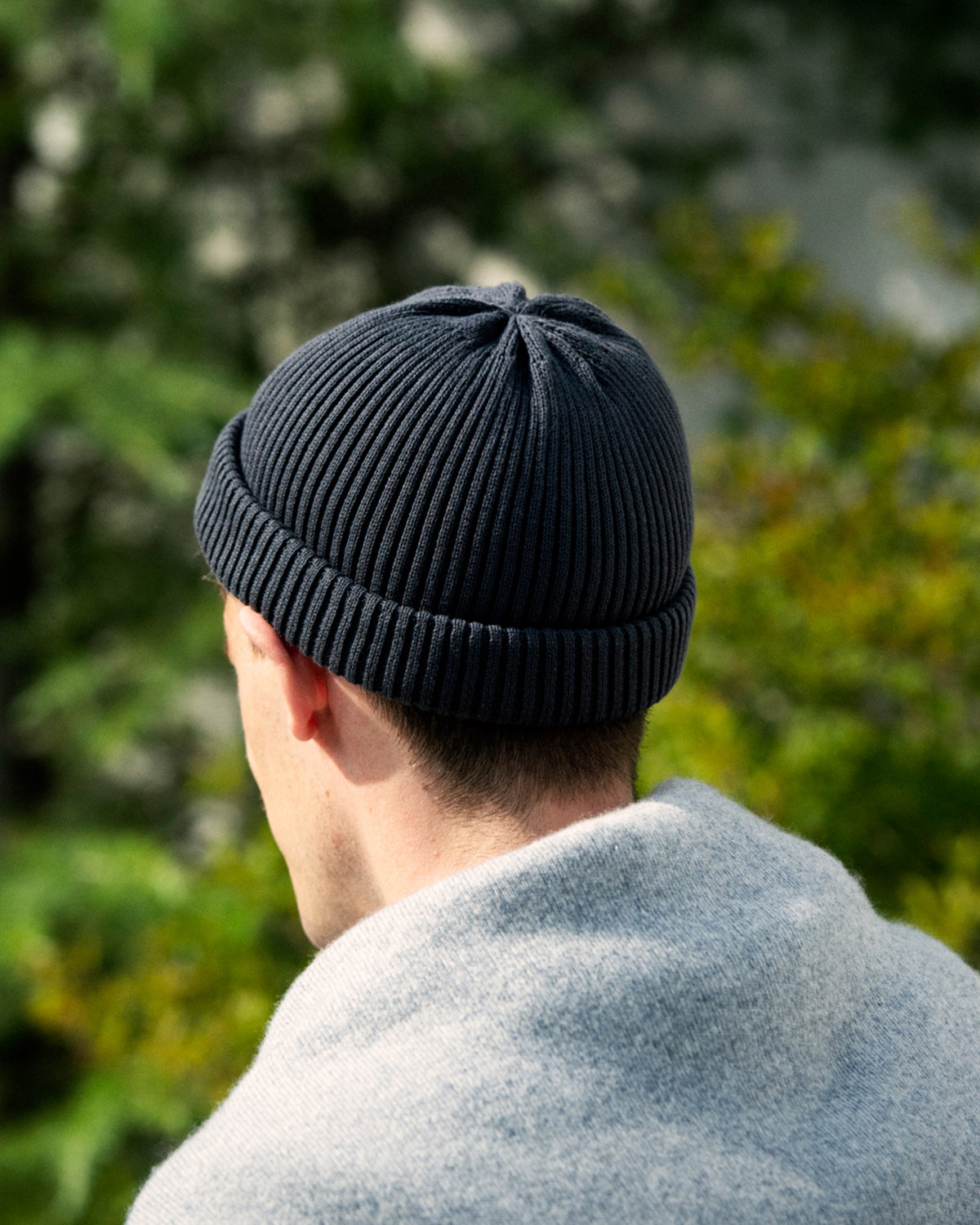 RoToTo R5021 Cotton Roll Up Beanie - Black | RoToTo Hats | JEANSTORE