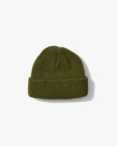 RoToTo R5141 Waffle Watch Cap - Olive Green