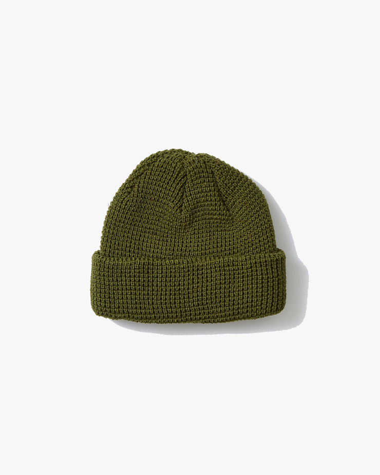 RoToTo R5141 Waffle Watch Cap - Olive Green | RoToTo Hats | JEANSTORE