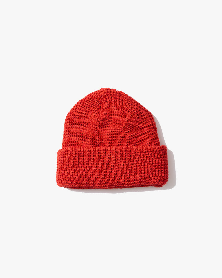 RoToTo R5141 Waffle Watch Cap - Red