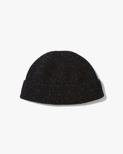 RoToTo R5142 Nep Wool Seamless Beanie - Black
