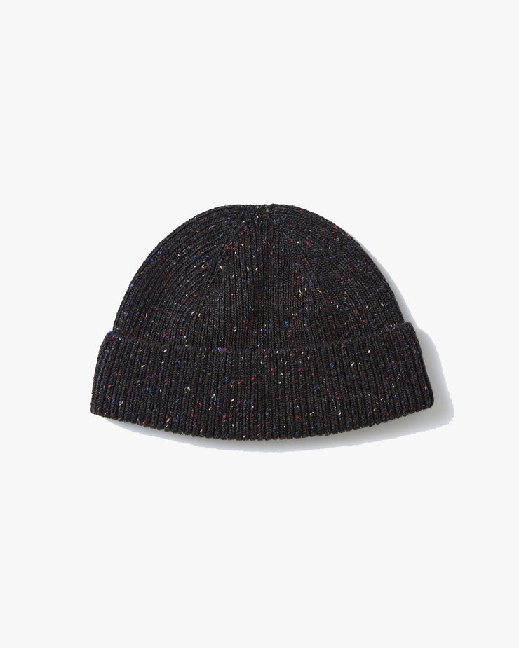 RoToTo R5142 Nep Wool Seamless Beanie - Charcoal