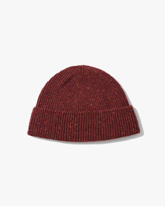 RoToTo R5142 Nep Wool Seamless Beanie - Dark Red