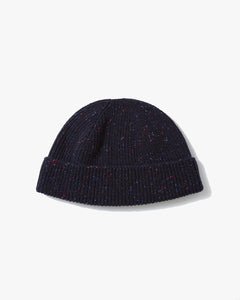 RoToTo R5142 Nep Wool Seamless Beanie - Navy