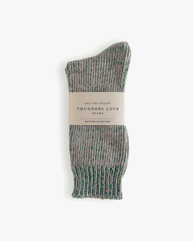 Thunders Love Recycled Collection Socks - True Green