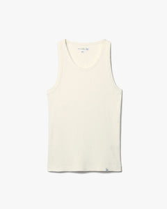 Merz b. Schwanen RIBTANK01 7.2oz Ribbed Tank Top - Nature