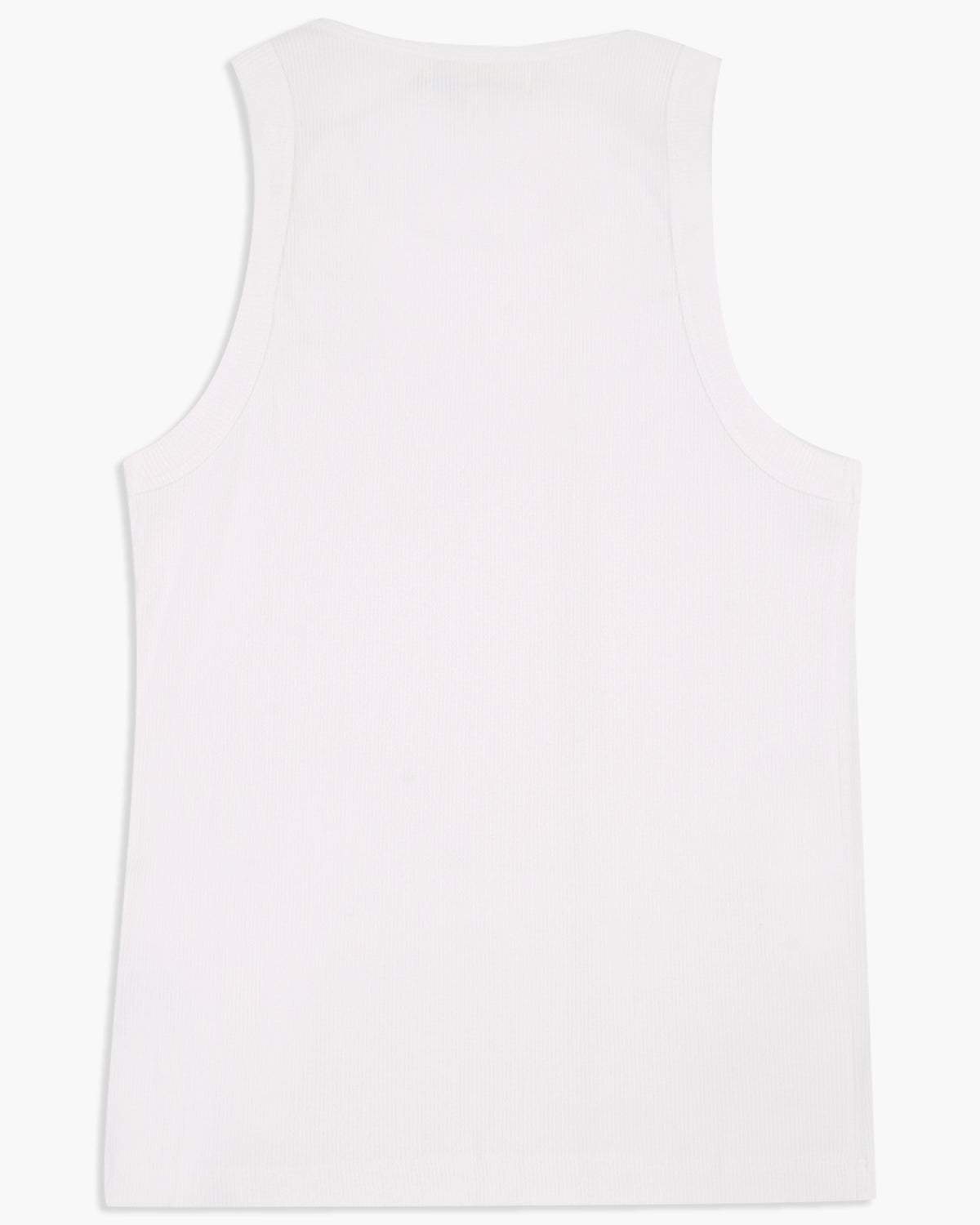 Merz b. Schwanen RIBTANK01 7.2oz Ribbed Tank Top - White | Merz b. Schwanen T Shirts | JEANSTORE