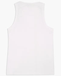 Merz b. Schwanen RIBTANK01 7.2oz Ribbed Tank Top - White | Merz b. Schwanen T Shirts | JEANSTORE