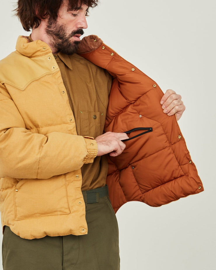 Rocky Mountain Featherbed Duck Canvas Down Jacket - Brown