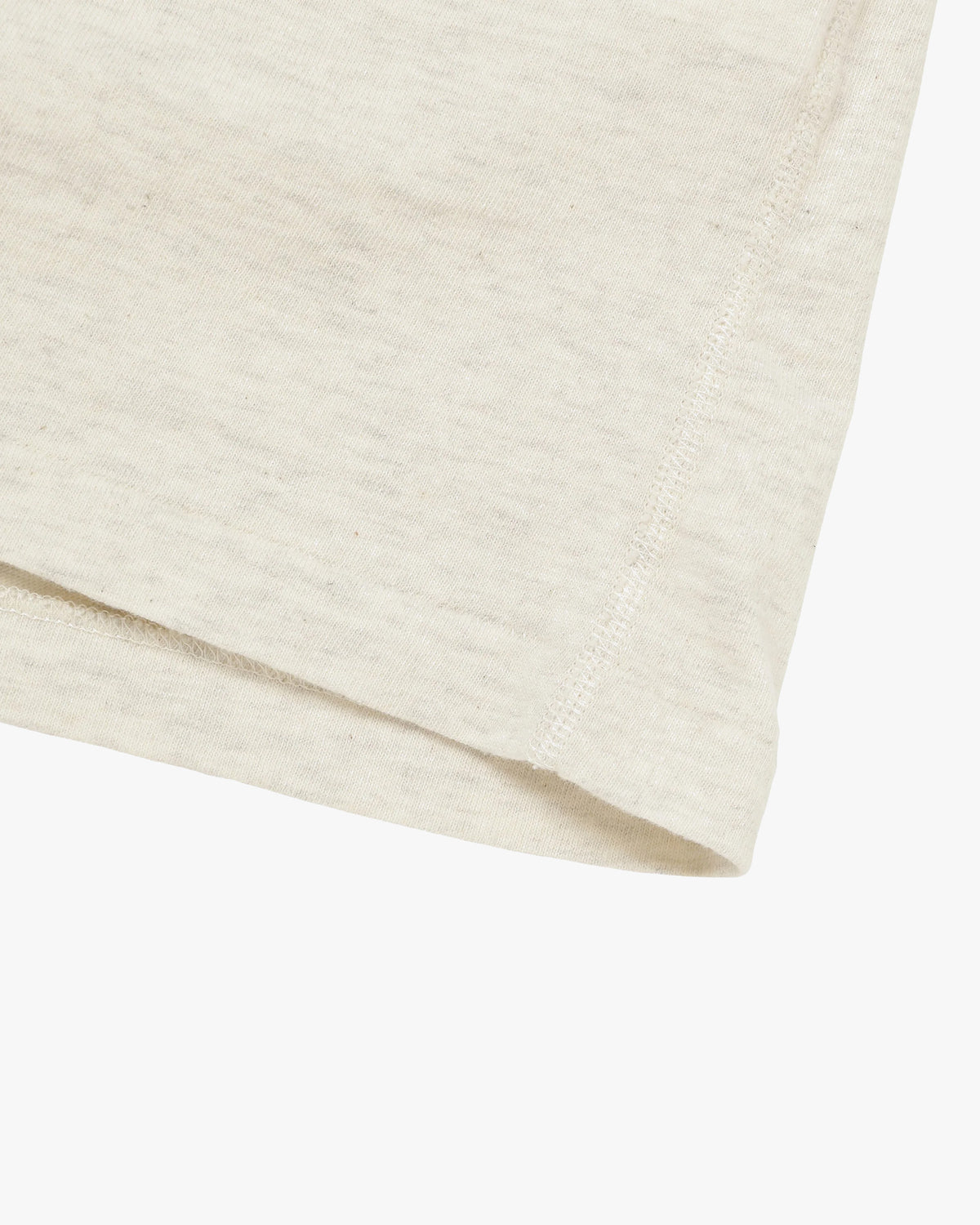 Wonder Looper Recycled Cotton Foxfibre® Ringer Tee - Sand | Wonder Looper T Shirts | JEANSTORE