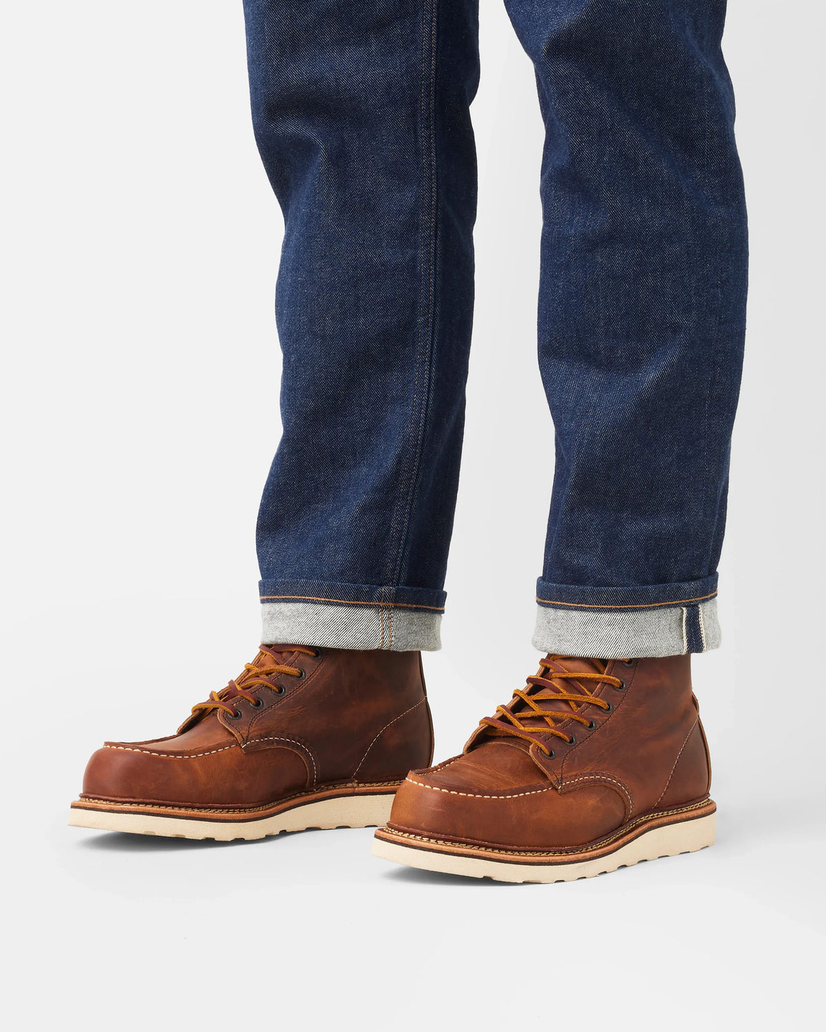 Red Wing 1907 Classic 6-Inch Moc Toe Boots - Copper Rough & Tough | Red Wing Boots | JEANSTORE