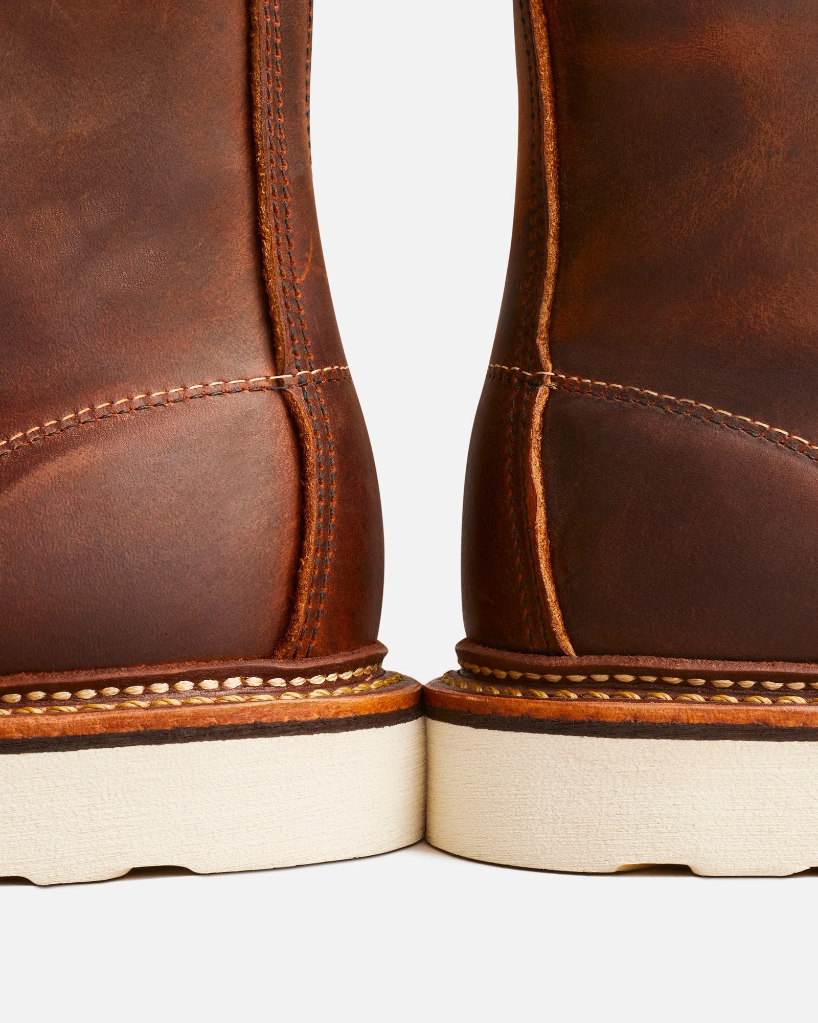 Red Wing 1907 Classic 6-Inch Moc Toe Boots - Copper Rough & Tough