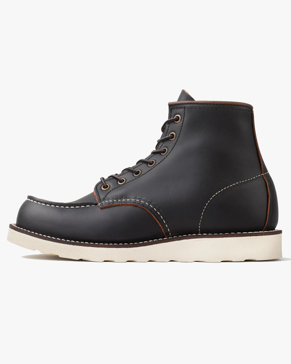 Red Wing 8849 Classic 6-Inch Moc Toe Boots - Black Prairie | Red Wing Boots | JEANSTORE