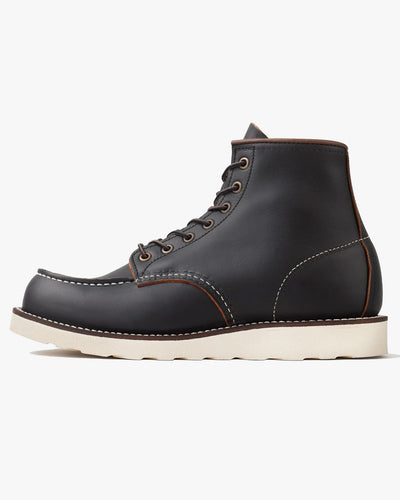 Red Wing 8849 Classic 6-Inch Moc Toe Boots - Black Prairie | Red Wing Boots | Jeanstore