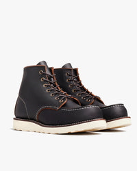 Red Wing 8849 Classic 6-Inch Moc Toe Boots - Black Prairie | Red Wing Boots | JEANSTORE