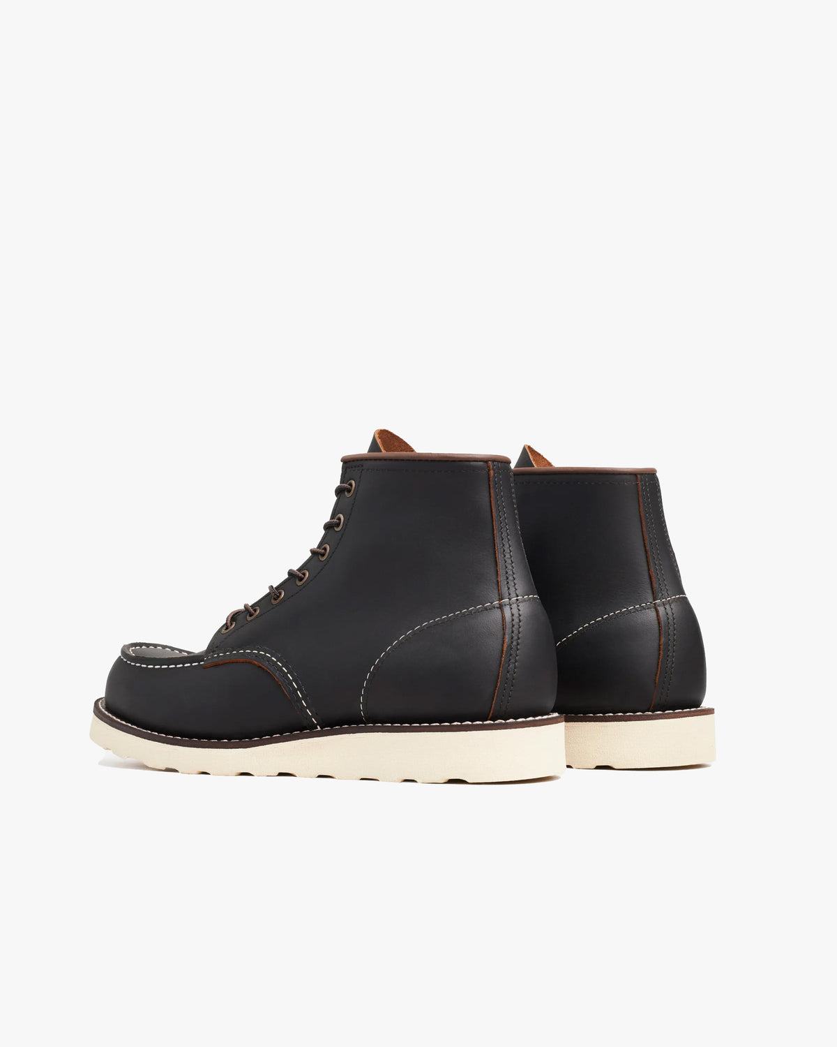 Red Wing 8849 Classic 6-Inch Moc Toe Boots - Black Prairie | Red Wing Boots | JEANSTORE