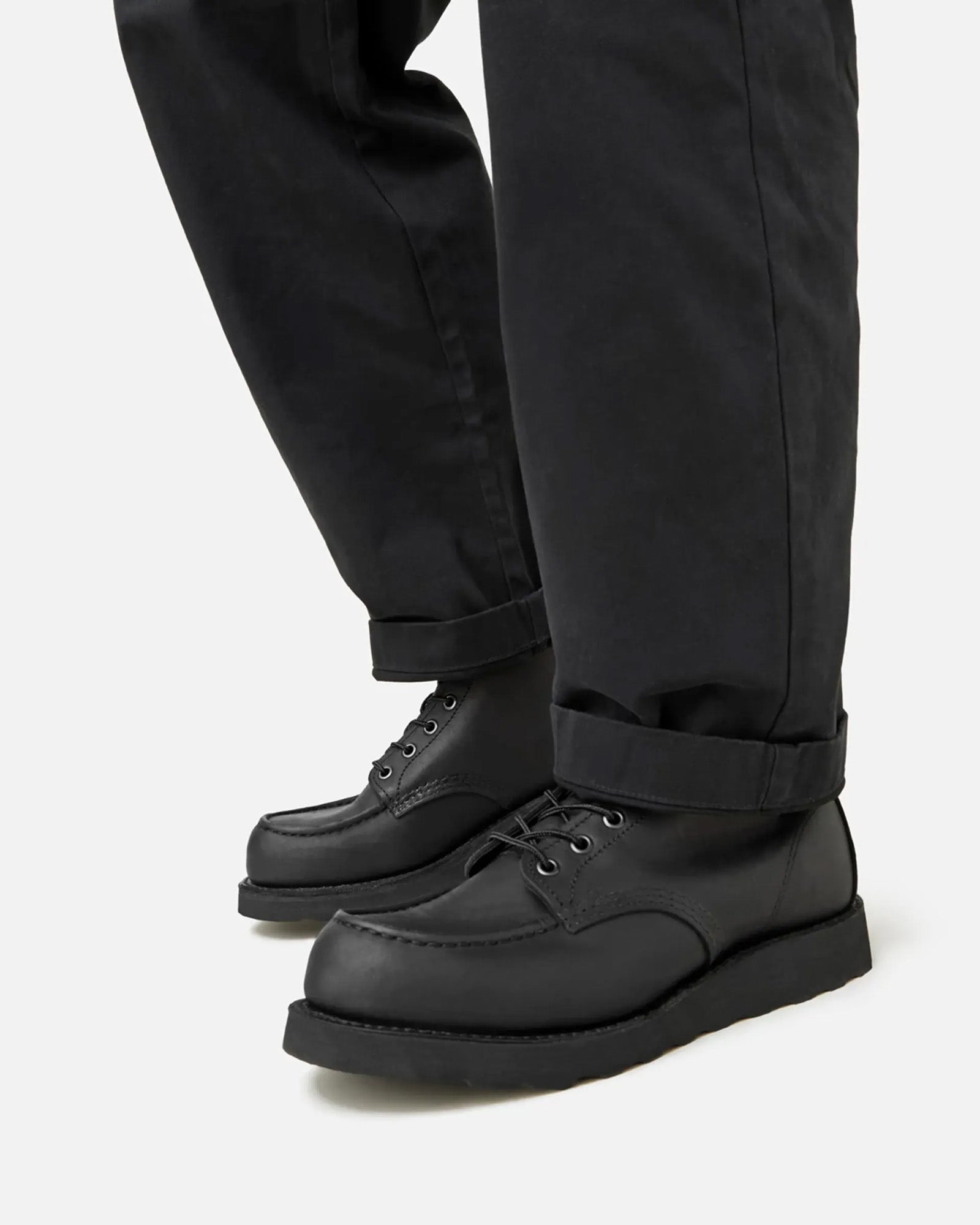 レッドウイング　6-inch Classic Moc Style No.8074 Red Wing 8074 Classic 6-Inch Moc Toe Boots - Black Harness