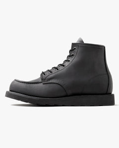 Red Wing 8074 Classic 6-Inch Moc Toe Boots - Black Harness