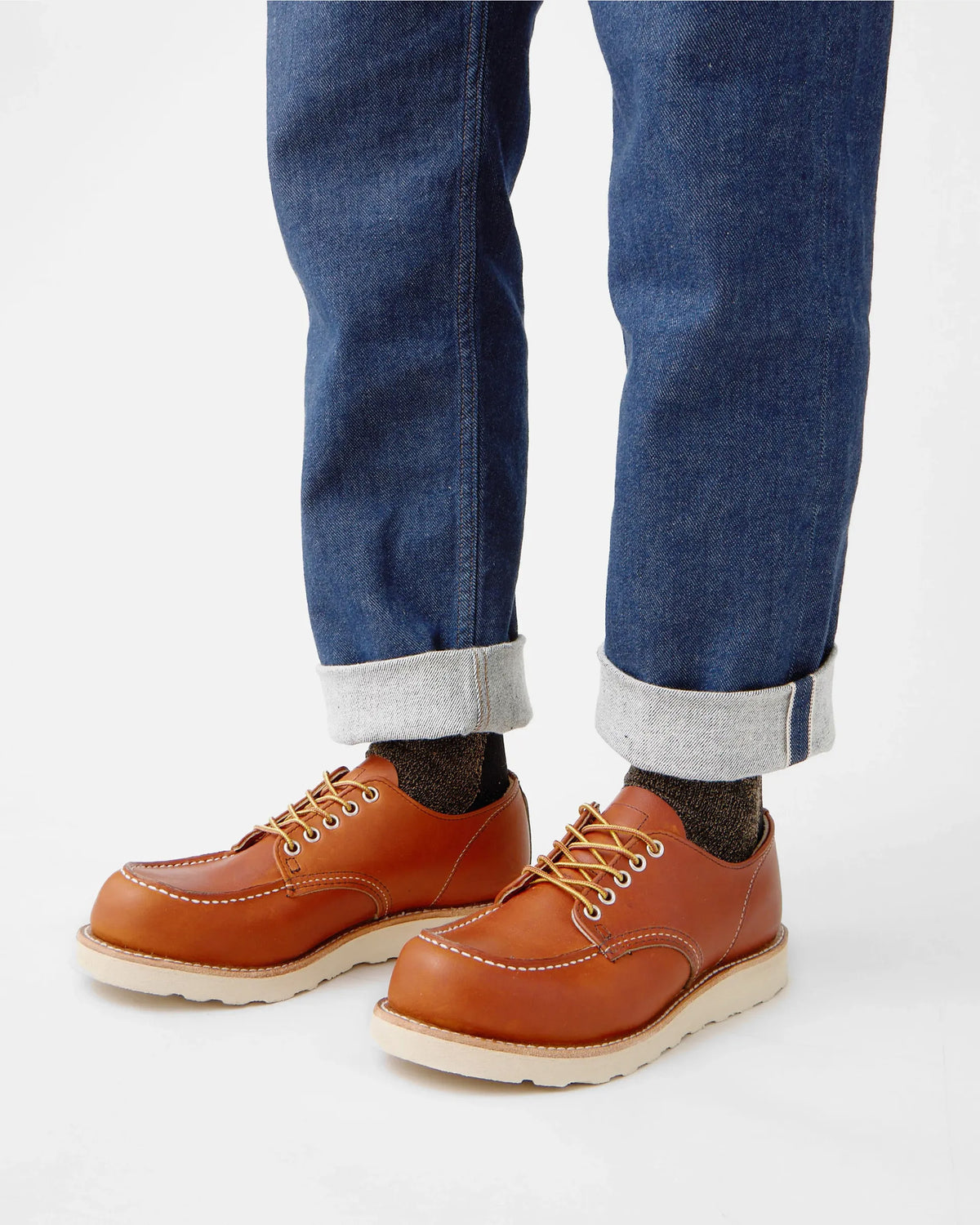 Red Wing 8092 Shop Moc Oxford Shoe - Oro Legacy
