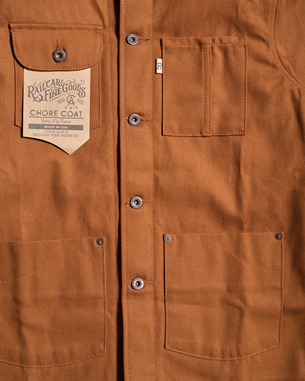 Railcar Fine Goods Chore Coat - 12oz Duck Canvas