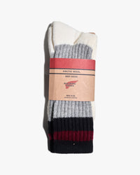 Red Wing 97160 Arctic Mid Calf Socks - Natural / Charcoal