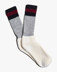 Red Wing 97160 Arctic Mid Calf Socks - Natural / Charcoal