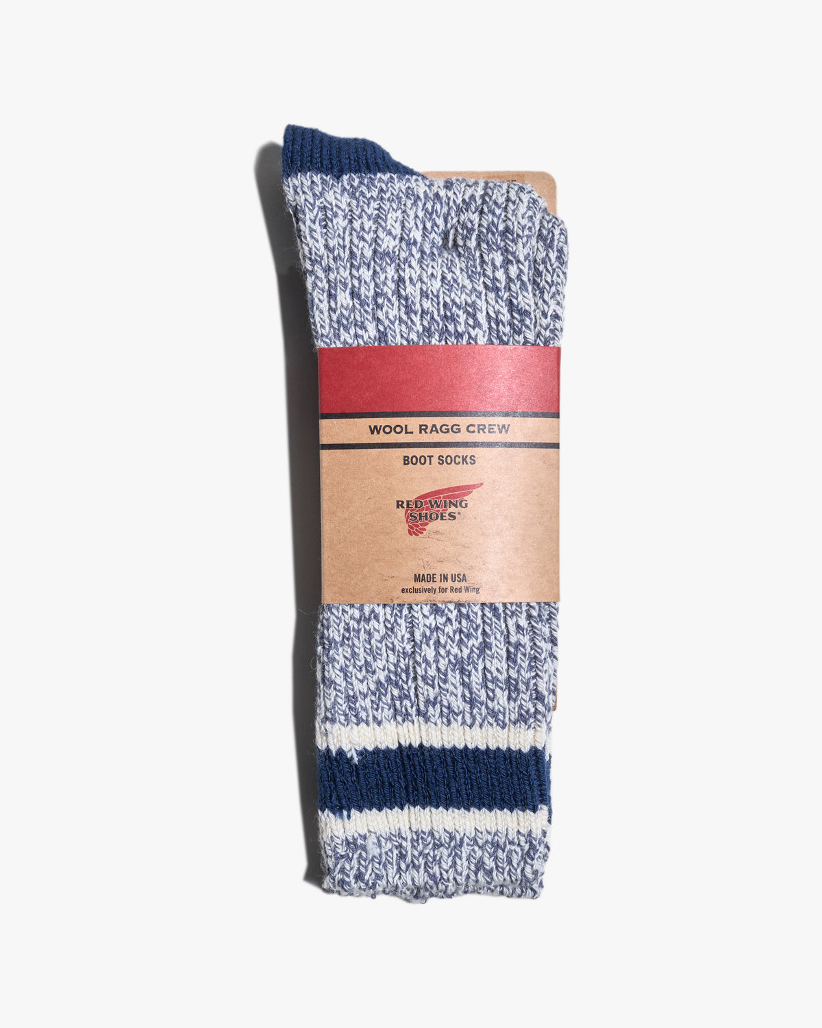 Red Wing 97330 Striped Ragg Wool Socks - Slate