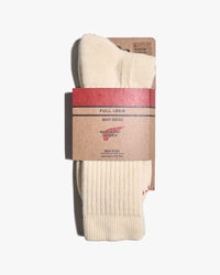 Red Wing 97675 Merino Wool Full Crew Socks - Cream