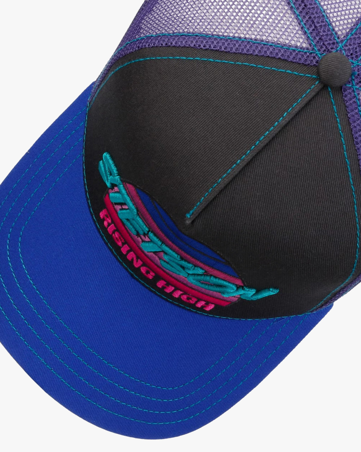 Stetson Rising High Trucker Cap - Royal / Anthracite