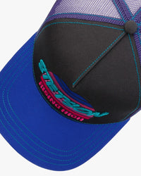 Stetson Rising High Trucker Cap - Royal / Anthracite