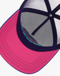 Stetson Rising High Trucker Cap - Royal / Anthracite