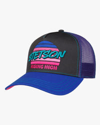 Stetson Rising High Trucker Cap - Royal / Anthracite
