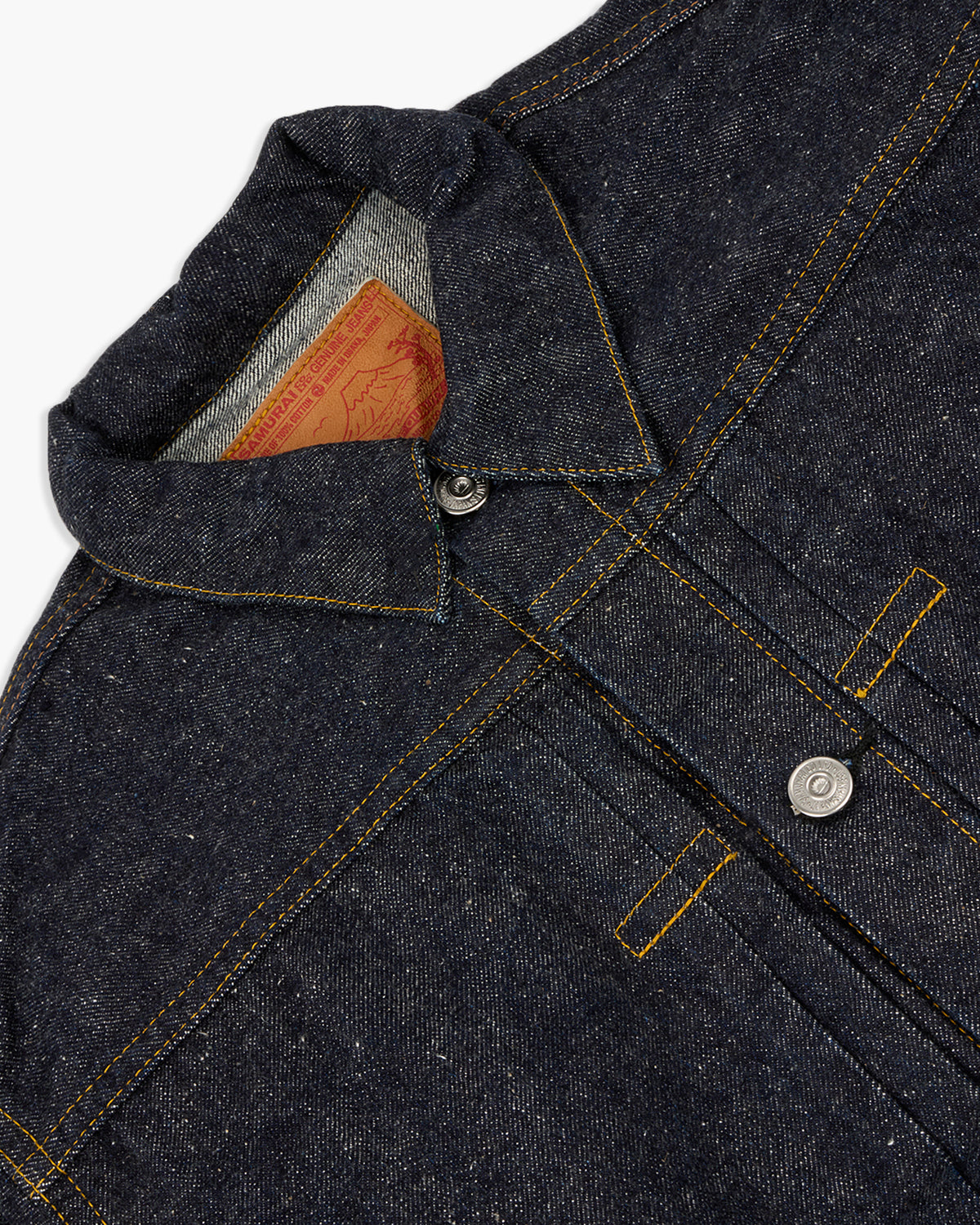 Samurai S0551XX 15oz 'Otokogi' Type I Selvedge Denim Jacket - Indigo Onewash | Samurai Jeans Jackets & Coats | JEANSTORE