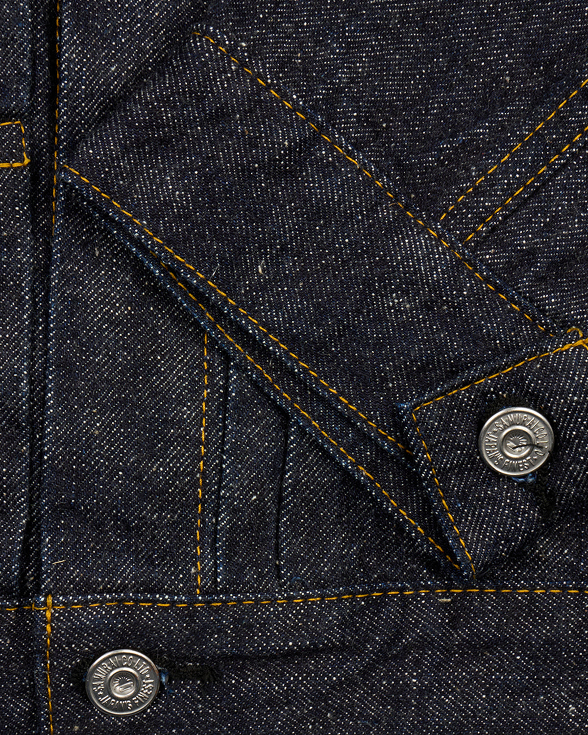 Samurai S0551XX 15oz 'Otokogi' Type I Selvedge Denim Jacket - Indigo Onewash | Samurai Jeans Jackets & Coats | JEANSTORE